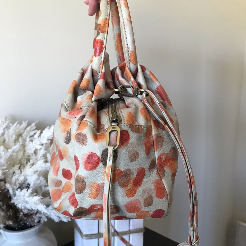 HOBO Darling Small Leather Satchel Crossbody, Dotted Shimmer - Picture 4 of 16